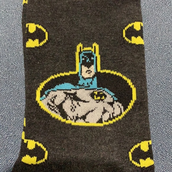 Batman Crew Socks 1pair NWT - Picture 2 of 4